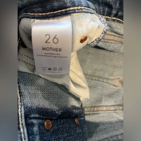 MOTHER superior jeans The Tomcat Seriously Truce size 26 - Picture 8 of 12